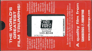 KNULL MED KÄNDISAR (VHS)