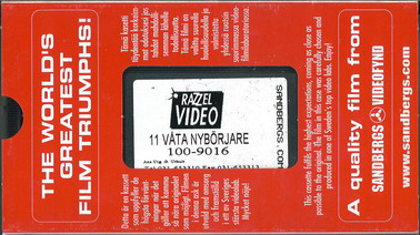 11 VÅTA NYBÖRJARE (VHS)
