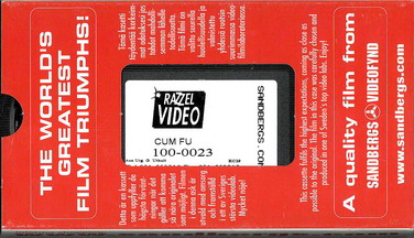 CUM FU (VHS)