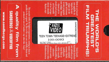 TEEN TOWN TEENAGE + EXTREME (VHS)