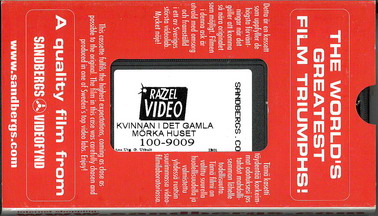 KVINNAN I DET GAMLA MÖRKA HUSET (VHS)