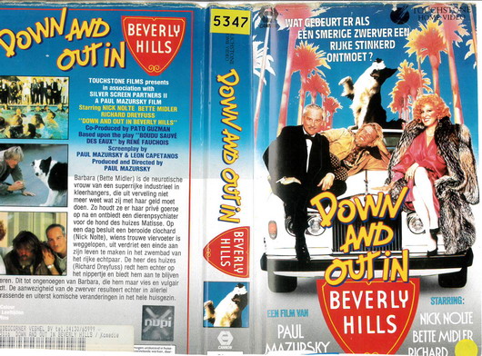 DOWN AND OUT IN BEVERLY HILLS  (VIDEO 2000) HOL