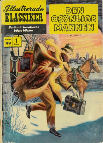 ILLUSTRERADE KLASSIKER NR: 099 - DEN OSYNLIGE MANNEN (1kr)