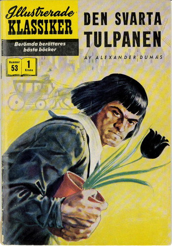 ILLUSTRERADE KLASSIKER NR: 053 DEN SVARTA TULPANEN1KR
