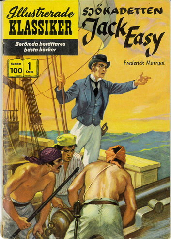 ILLUSTRERADE KLASSIKER NR: 100 SJÖKADETTEN JACK EASY 1KR