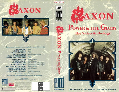 SAXON - POWER & THE GLORY (VHS)