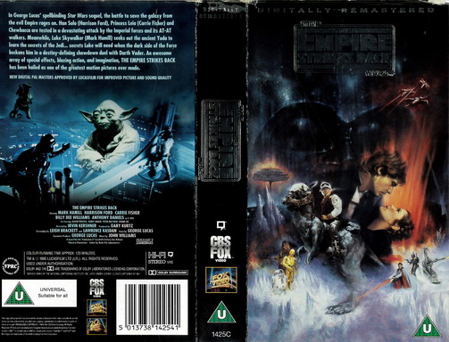 STAR WARS  - EMPIRE STRIKES BACK  (VHS) UK