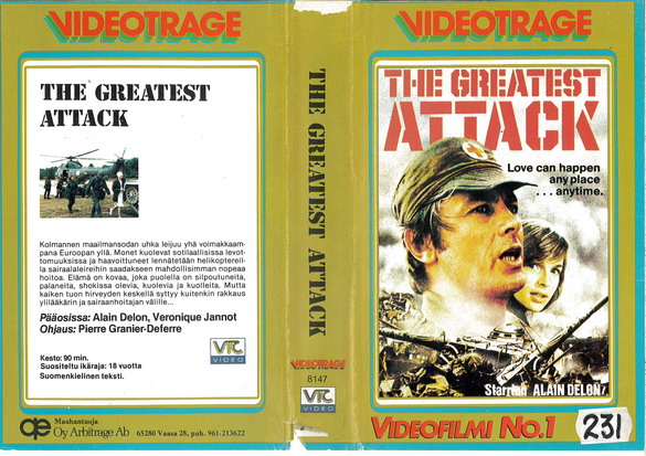 GREATEST ATTACK  (VHS) FIN