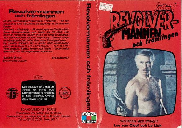 REVOLVERMANNEN OCH FRÄMLINGEN  (VHS)