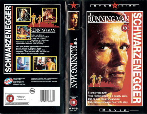 RUNING MAN  (VHS) UK