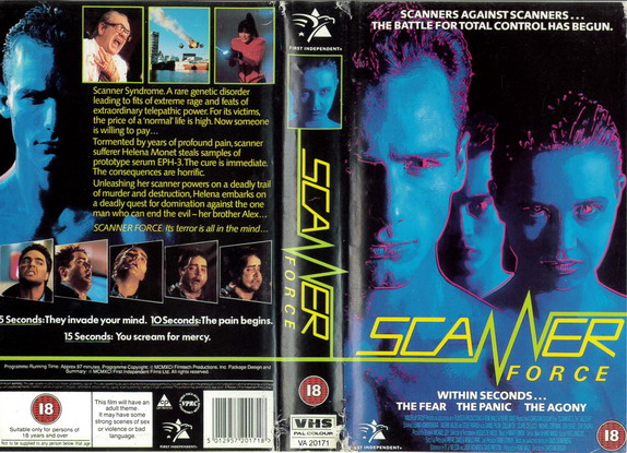 SCANNER FORCE  (VHS) UK