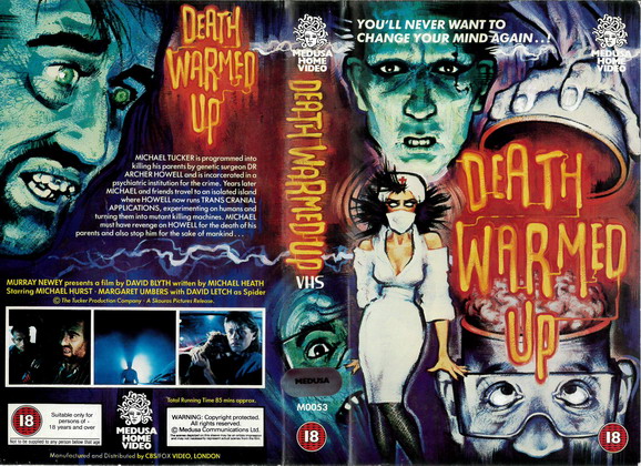 DEATH WARMED UP  (VHS) UK