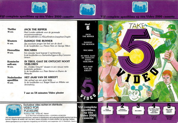 TAKE 5 VIDEO DEEL 6 (VIDEO 2000) HOL