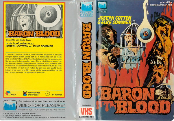 BARON BLOOD (VHS )HOL