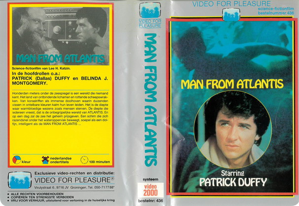 MAN FROM ATLANTIS (VIDEO 2000) HOL