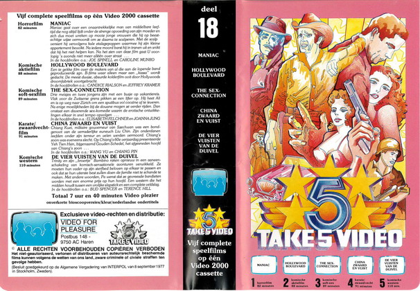 TAKE 5 VIDEO DEEL 18 (VIDEO 2000) HOL