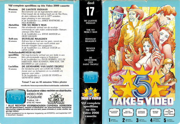 TAKE 5 VIDEO DEEL 17 (VIDEO 2000) HOL