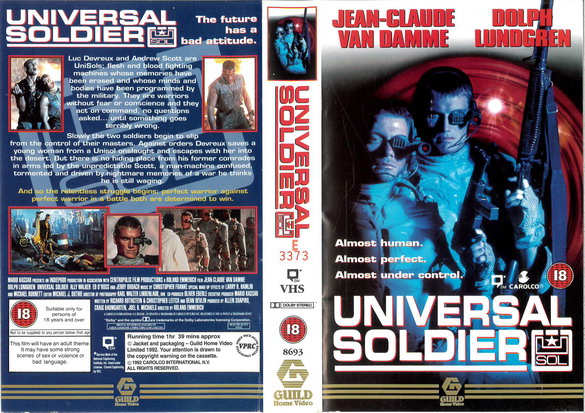 UNIVERSAL SOLDIER (VHS) UK