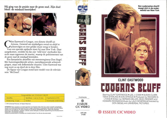COOGANS BLUFF (VHS) HOL