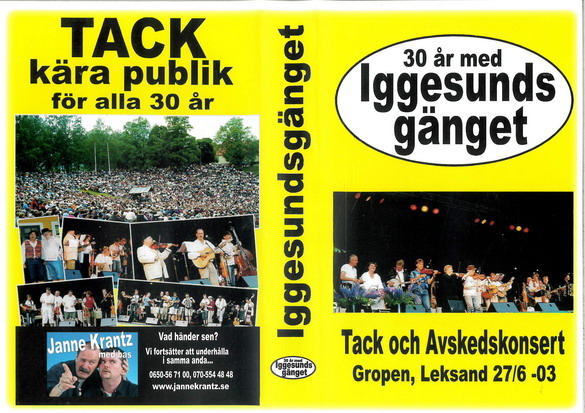 30 ÅR MED IGGESUNDSGÄNGET (VHS)