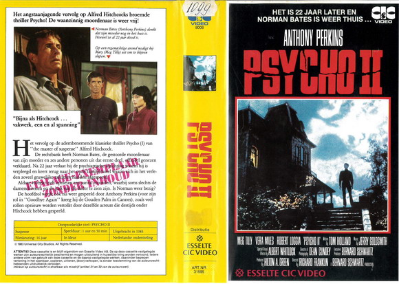 PSYCHO 2 (VIDEO 2000) HOL