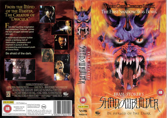 SHADOWBUILDERS (VHS) UK