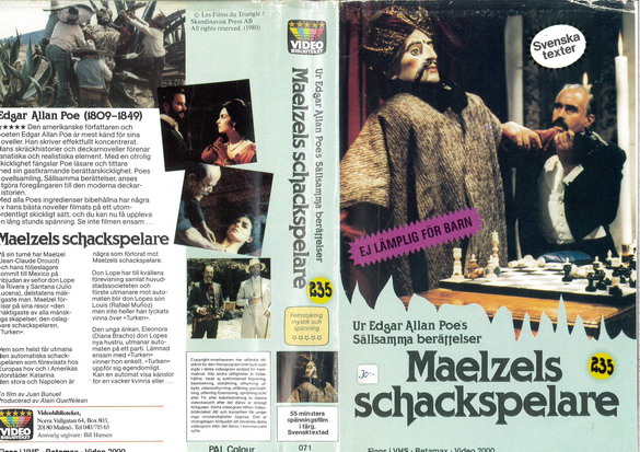MAELZELS SCHACKSPELARE  (BETA)