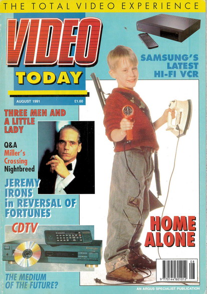 VIDEO TODAY AUGUST 1991