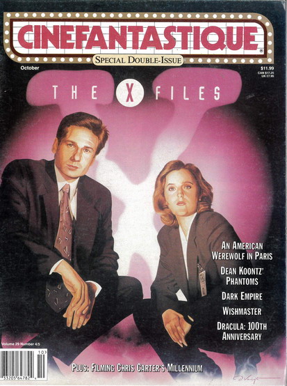 CINEFANTASTIQUE OCTOBER "X-FILES"