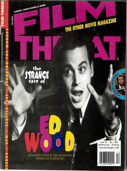 FILM THREAT "ED WOOD"