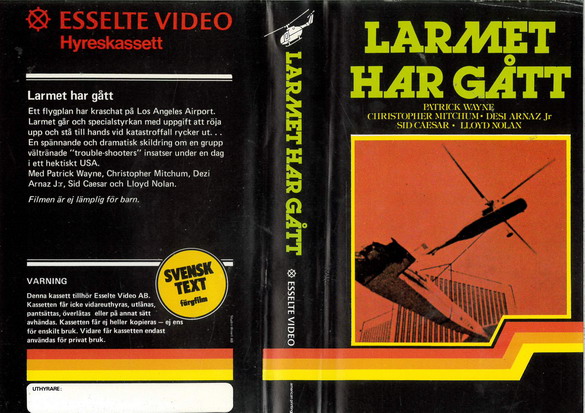 Larmet har gått (VHS)