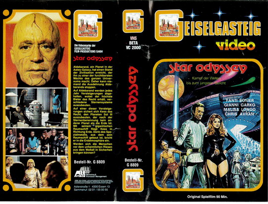 STAR ODYSSEY (vhs) TYSK