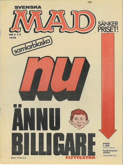 SVENSKA MAD 1976: 2 1/2