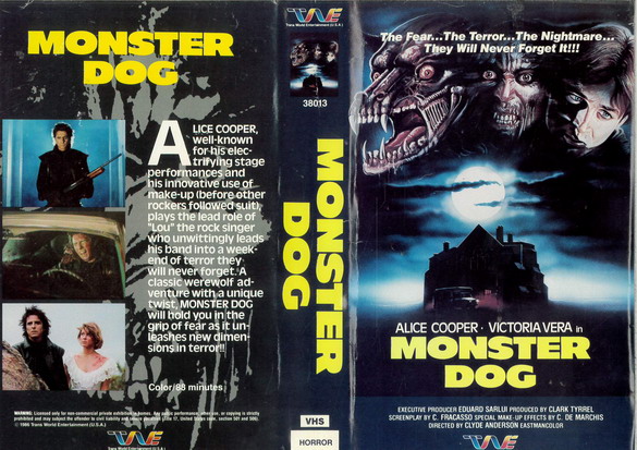MONSTER DOG  (vhs) USA