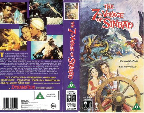 7TH VOYAGE OF SINBAD  (vhs) UK