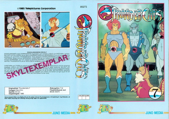 85273 THUNDERCATS 7 (vhs)