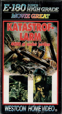 5014 Katastroflarm - 4000m under jorden (VHS) ny