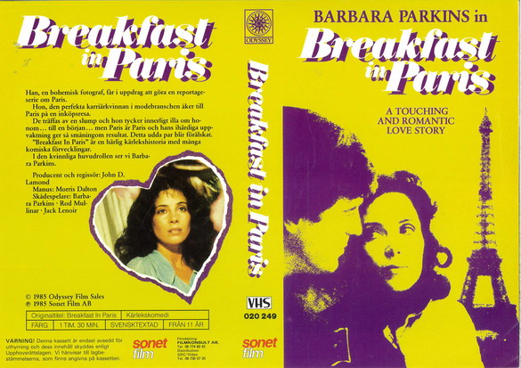 Breakfast In Paris  (vhs omslag)