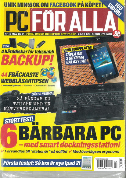 PC FÖR ALLA 2011: 4 (NY)