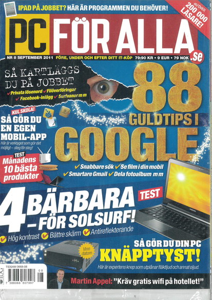 PC FÖR ALLA 2011: 8 (NY)