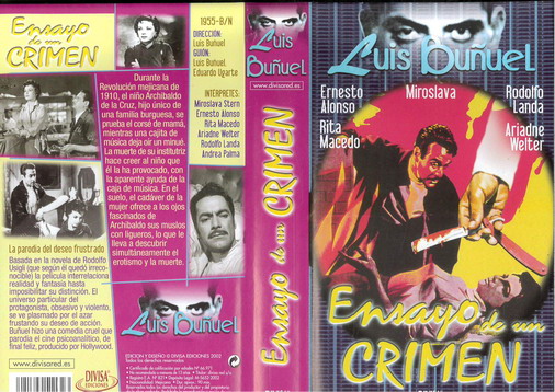 Ensago de un Crimen (VHS) spain