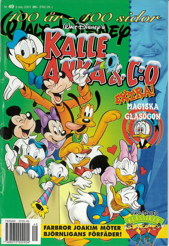 KALLE ANKA & CO 2001:49 (100 ÅR - 100 SIDOR)