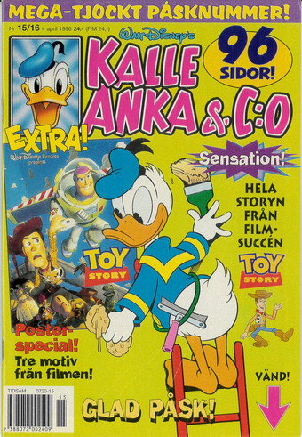 KALLE ANKA & CO 1996:15/16 (BILAGA)
