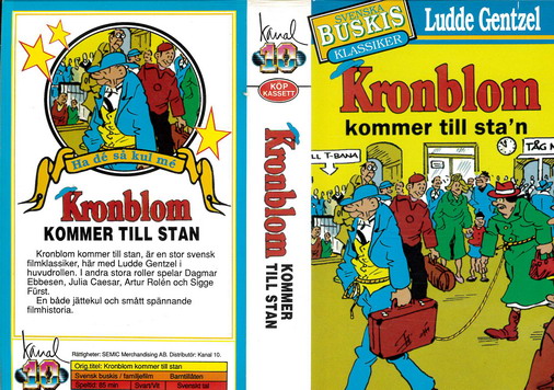 KRONBLOM kommer till sta'n (VHS)