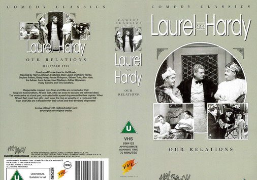 Laurel and Hardy: Our Relations(vhs) uk
