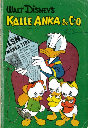 KALLE ANKA & CO 1957:17 RITAT