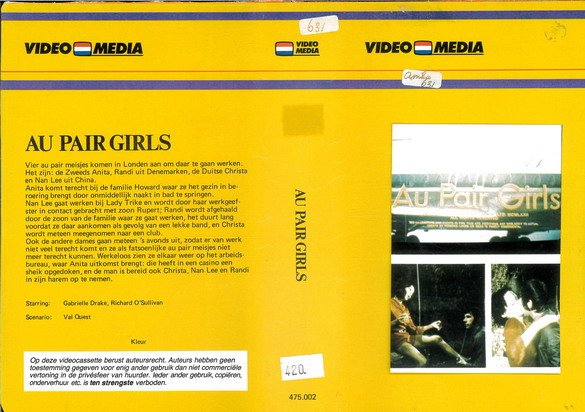 AU PAIR GIRLS (vhs-omslag)