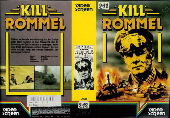 KILL ROMMEL (vhs-omslag)