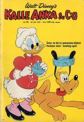 KALLE ANKA & CO 1970:31 RITAT BAKSIDA
