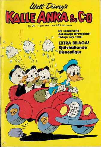 KALLE ANKA & CO 1970:24 RITAT FRAMSIDA